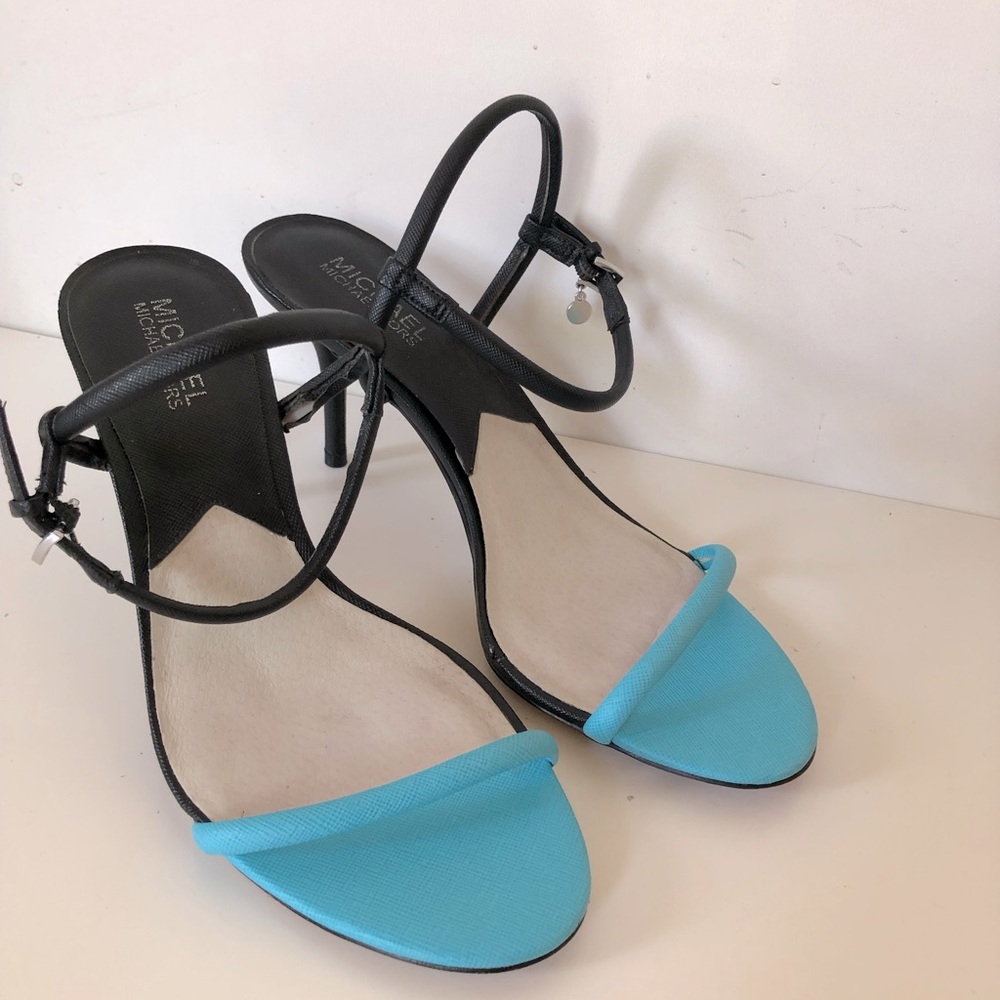 MK Colorblock Kitten Heels